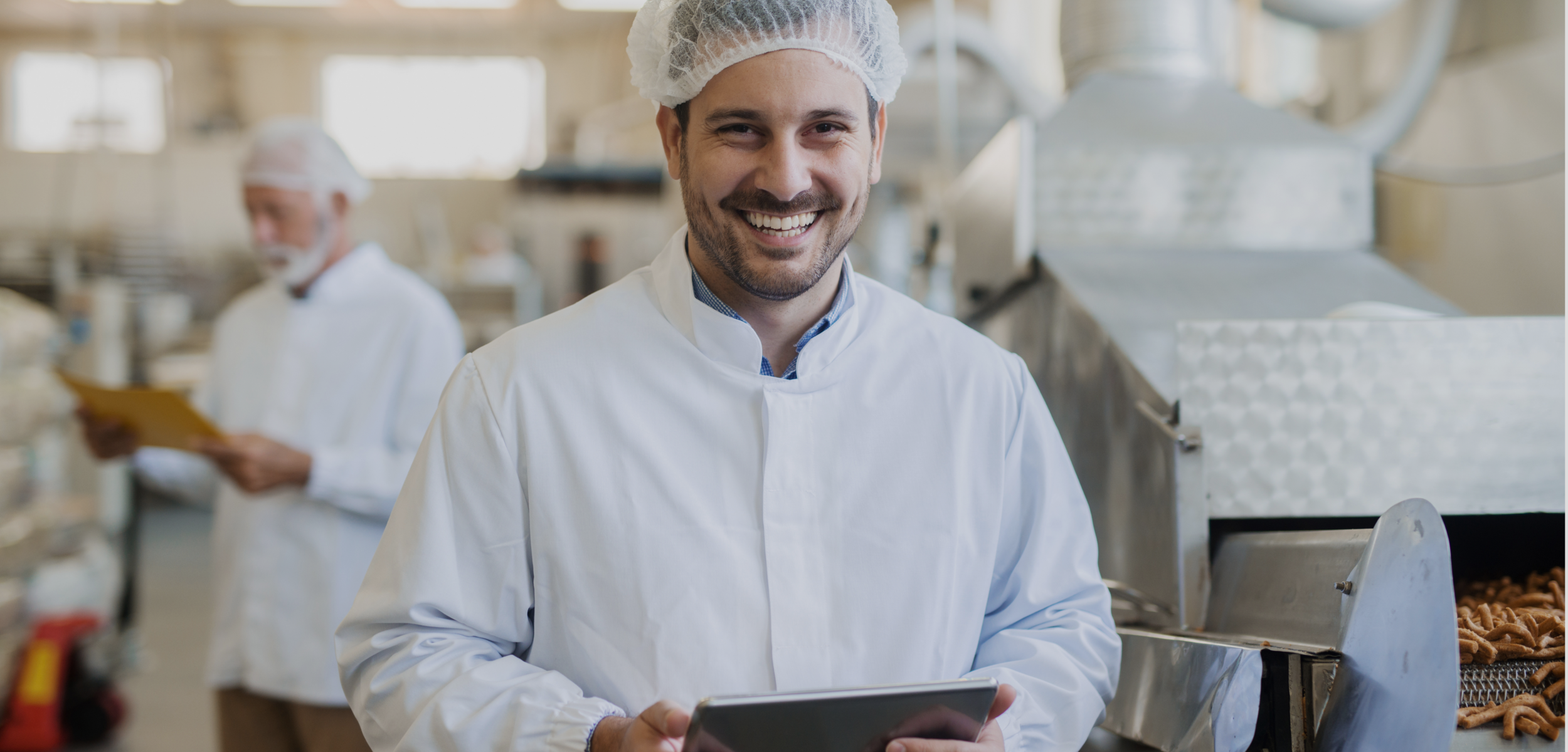 Photo d'un employé d'usine agroalimentaire